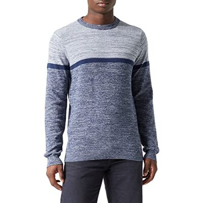 BLEND Gebreide trui voor heren, 194024/Dress Blues, XXL BLEND Gebreide trui voor heren, 194024/Dress Blues, XXL
