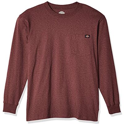 Dickies Groot en lang herenshirt met lange mouwen, zware ronde hals, XXL Dickies Groot en lang herenshirt met lange mouwen, zware ronde hals, XXL