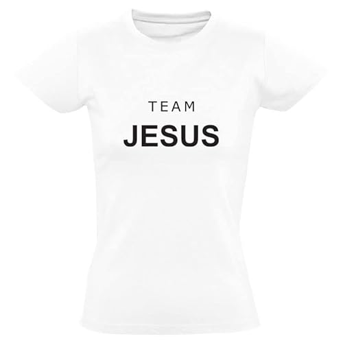 N?A Team Jesus   Dames T-shirt   Zwart   Jezus Christus   Christendom