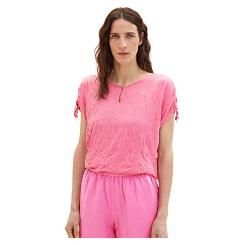 TOM TAILOR Dames 1037423 T-shirt, 31647-Nouveau Pink, S, 31647 Nouveau Pink, S