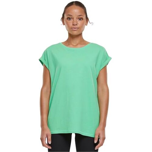 Urban Classics dames T-Shirt Ladies Extended Shoulder Tee, Ghostgreen, XL