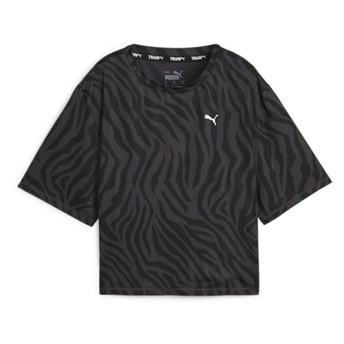 PUMA Dames Trein Favoriete AOP Crop Tee Tee