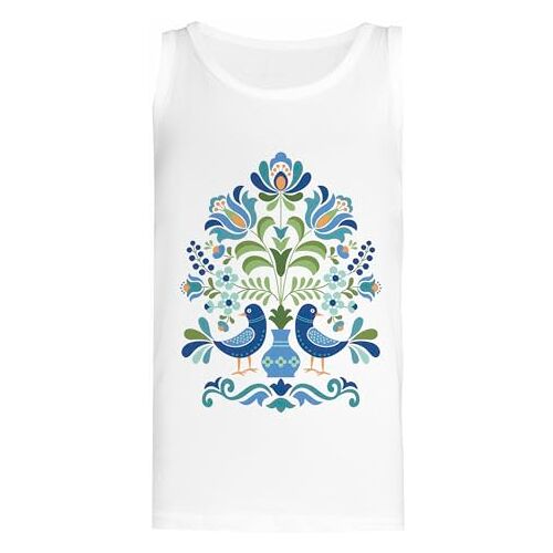 Generic Hongaars Volk Dames Wit Tank T-Shirt Mouwloos T-Shirt