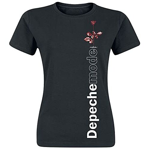Depeche Mode Violator Side Rose T-shirt zwart S 100% katoen Band merch, Bands