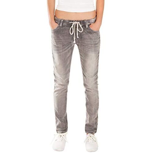 Fraternel Dames Jeans Broek relaxed loose fit Grijs M