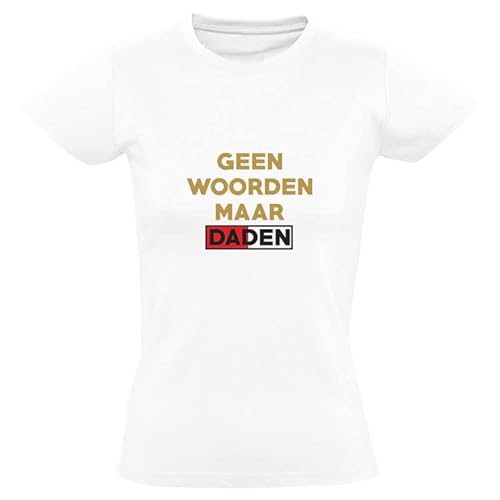 N?A Dames t-shirt Geen woorden maar daden voetbal Rdam