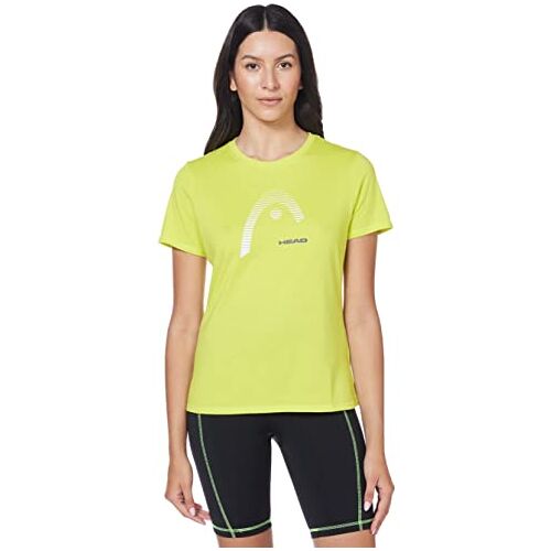 HEAD Club Lara T-shirt W blouses en T-shirts, geel, L