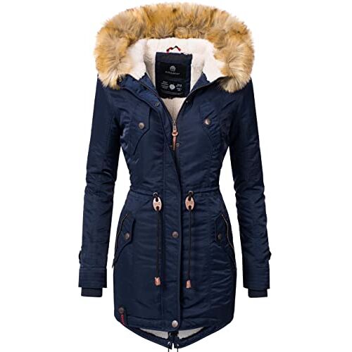 Navahoo La Viva winterjas voor dames, winterparka, XS 3XL, blauw, M