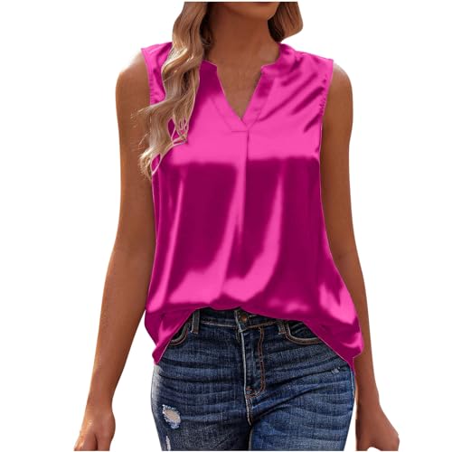 Generic Witte shirts voor vrouwen korte mouw tops casual korte mouw T-shirt zakelijke kantoor top vintage korte mouw T-shirt zomer korte mouw blouses plus size blouse, roze, XXL