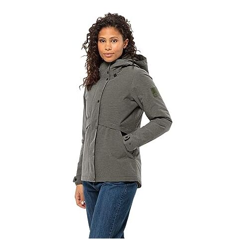 Jack Wolfskin Snowy Park JKT W Jas, Island Moss, S Dames, IJsland Mos, S