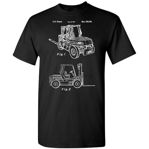 QUANYAN Forklift Shirt Forklift Driver Warehouse Worker Supervisor OSHA Inspector Black XL