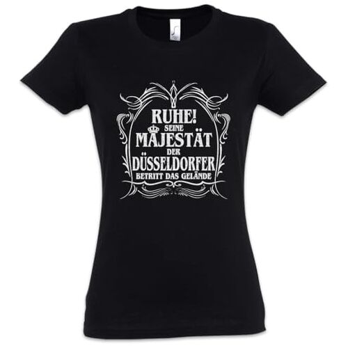 Urban Backwoods Seine Majestät Der Düsseldorfer T-shirt dames, zwart, M