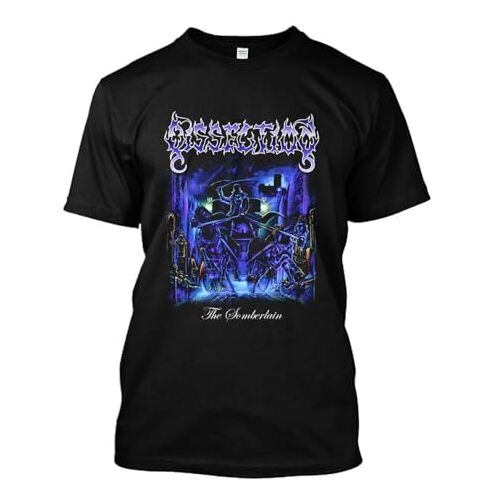 YUNWULANHUAXIANG 6329-Dissection black T Shirt Size S-5XL Black 3XL