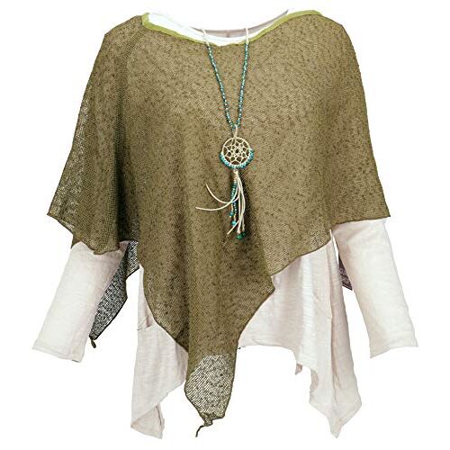 GURU SHOP Guru-Shop, Goa Poncho, Zomer Poncho, Festival Poncho, Pixi Poncho, Massala, Katoen, Size:14, Vesten en Poncho`s