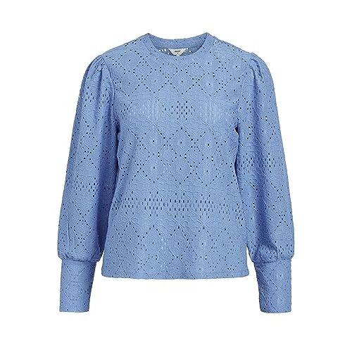 Object Provence, OBJFEODORA L/S Top NOOS Blouse voor dames, maat XS, provence, XS