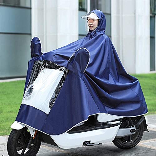 GOOSMI regenponcho volwassen waterdicht, poncho waterdich Waterdichte regenponcho Fiets Regencapes Fietsen Regenjas Regencape Poncho Capuchon Winddichte scootmobielhoes for kamperen (rood 5XL) (Color : Dark