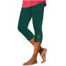 DANC Capri Leggings For Women Tummy Control Knee Length High Waisted Cropped Pants 2024 Summer Cotton Casual Comfy Capris (M,Army green)