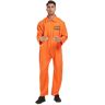 Tioheam Oranje jumpsuit,Gevangene Jumpsuit met lange mouwen Gevangeniskostuum voor volwassenen Oranje Oranje Gevangeniskleding voor kinderen en volwassenen, Oranje Gevangeniskleding voor koppels