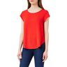 ONLY T-shirt voor dames Onlvic S/S Solid Top Noos Wvn, rood (hoog risico en hoog risico), 36