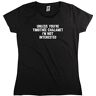 Outsider. Dames Unless You're Timothée Chalamet I'm Not Interested T-Shirt Black Small