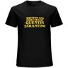 RiraKuNms Ud Written and Directed by Quentin Tarantino T-Shirt, Premium Cotton Tee Black S