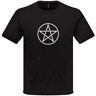 SHENG MING Pentagram T-Shirt S-XXL Man Woman Black XL