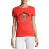 Atspauda Halloween 31 Zombie Night No One is Safe Zombie Art Ronde Hals Katoen Dames T-shirt Rood, Rood, M