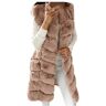 beetleNew Dames Faux Gilet Mouwloos Stiching Vest Solid Body Warmer Faux Fur Jas Jas Uitloper Lange Tops Uitverkoop Uitverkoop Uitverkoop, Roségoud, XL