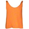 Vero Moda VMMENNY Singlet WVN GA Top, Georgia Peach/AOP: Mille, S, Georgia Peach/Aop: mille, S