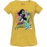 Marvel WOSHEHUTS006 T-shirt, geel, L dames, Geel, L