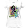 Marvel WOSHEHUTS006 T-shirt, wit, L dames, Wit, L