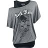 Rock Rebel by EMP When The Heart Rules The Mind T-shirt grijs XL