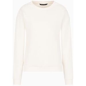 Giorgio Armani Vrouwen, Essential, all-over logo, sweatshirt, wit, XS, ISO, XS Giorgio Armani Vrouwen, Essential, all-over logo, sweatshirt, wit, XS, ISO, XS