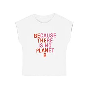 ECOALF , Rialf T-shirt voor meisjes, katoen, gerecyclede stof, katoenen T-shirt voor meisjes, korte mouwen, basic T-shirt, Wit, 8 Jaren ECOALF , Rialf T-shirt voor meisjes, katoen, gerecyclede stof, katoenen T-shirt voor meisjes, korte mouwen, basic T-shirt, Wit, 8 Jaren