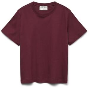 VERO MODA Awnaima Ss O-Neck T-shirt Noos, zinfandel, L VERO MODA Awnaima Ss O-Neck T-shirt Noos, zinfandel, L