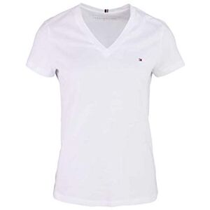 Tommy Hilfiger T-shirt voor dames, Wit (Klassiek Wit), XL Tommy Hilfiger T-shirt voor dames, Wit (Klassiek Wit), XL