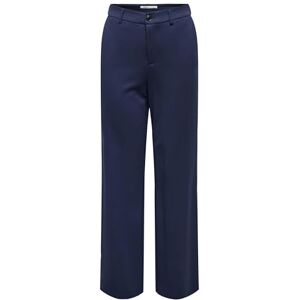 ONLY Onlpoptrash Life Hw Wide Pant PNT kostuumbroek voor dames, Naval Academy, 32 NL/S/L ONLY Onlpoptrash Life Hw Wide Pant PNT kostuumbroek voor dames, Naval Academy, 32 NL/S/L