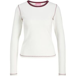 JACK & JONES Jxbarbara STR Ls Contrast Tee JRS, cloud dancer, L JACK & JONES Jxbarbara STR Ls Contrast Tee JRS, cloud dancer, L