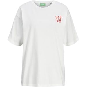 JJXX JXJOSEPHINE Loose SS Tee JRS, Blanc De Blanc/Print: winkelwagen, XS JJXX JXJOSEPHINE Loose SS Tee JRS, Blanc De Blanc/Print: winkelwagen, XS