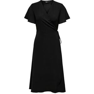 ONLY Onlcali damesjurk, lange jurk, zwart, S ONLY Onlcali damesjurk, lange jurk, zwart, S