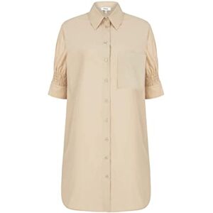 IPEKYOL Dames katoenen shirt jurk, naturel, 40 IPEKYOL Dames katoenen shirt jurk, naturel, 40