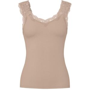 PIECES Dames Pcbarbera Lace Noos Bc Top, Warm taupe, XS PIECES Dames Pcbarbera Lace Noos Bc Top, Warm taupe, XS