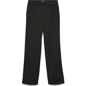 VERO MODA Vmmaya Mr Straight Solid Pant Noos broek voor dames, zwart, S / 30L VERO MODA Vmmaya Mr Straight Solid Pant Noos broek voor dames, zwart, S / 30L
