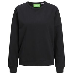 JACK & JONES Jxmadi Reg Ls Crew Swt Noos, zwart, L JACK & JONES Jxmadi Reg Ls Crew Swt Noos, zwart, L