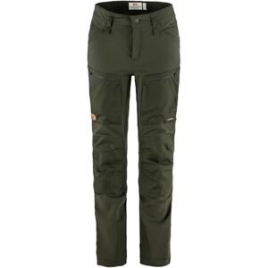 Fjällräven KEB AGILE WINTER TROUSERS W - Trekkingbroek - donkergroen-olijf Fjällräven KEB AGILE WINTER TROUSERS W - Trekkingbroek - donkergroen-olijf