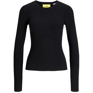 JJXX Jack & Jones Jxjodi Tight Crew Neck Knit, zwart, L JJXX Jack & Jones Jxjodi Tight Crew Neck Knit, zwart, L