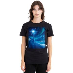 Disney mandarin creative ltd Frozen Elsa's Magical Light dames T-shirt, zwart, groot, Zwart, L Disney mandarin creative ltd Frozen Elsa's Magical Light dames T-shirt, zwart, groot, Zwart, L