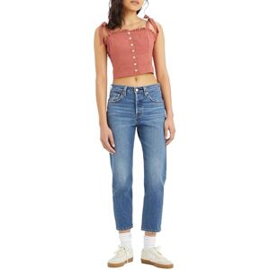 Levi's Dames 501 Crop Jeans, Erin Can't Wait Stretch, 27W / 30L Levi's Dames 501 Crop Jeans, Erin Can't Wait Stretch, 27W / 30L