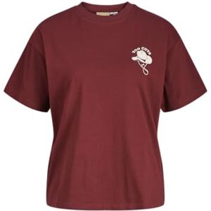 JACK & JONES Jxcana Ss RLX Print Tee JRS, Cabernet, L JACK & JONES Jxcana Ss RLX Print Tee JRS, Cabernet, L
