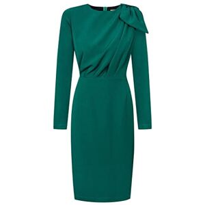 Swing Fashion Dames Bridget elegante kokerjurk zakelijke etuijurk feestelijke partyjurk cocktailjurk vintage jurk knielang lange mouwen, groen, M Swing Fashion Dames Bridget elegante kokerjurk zakelijke etuijurk feestelijke partyjurk cocktailjurk vintage jurk knielang lange mouwen, groen, M
